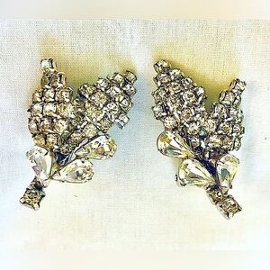 Vintage Rhinestone Earrings.